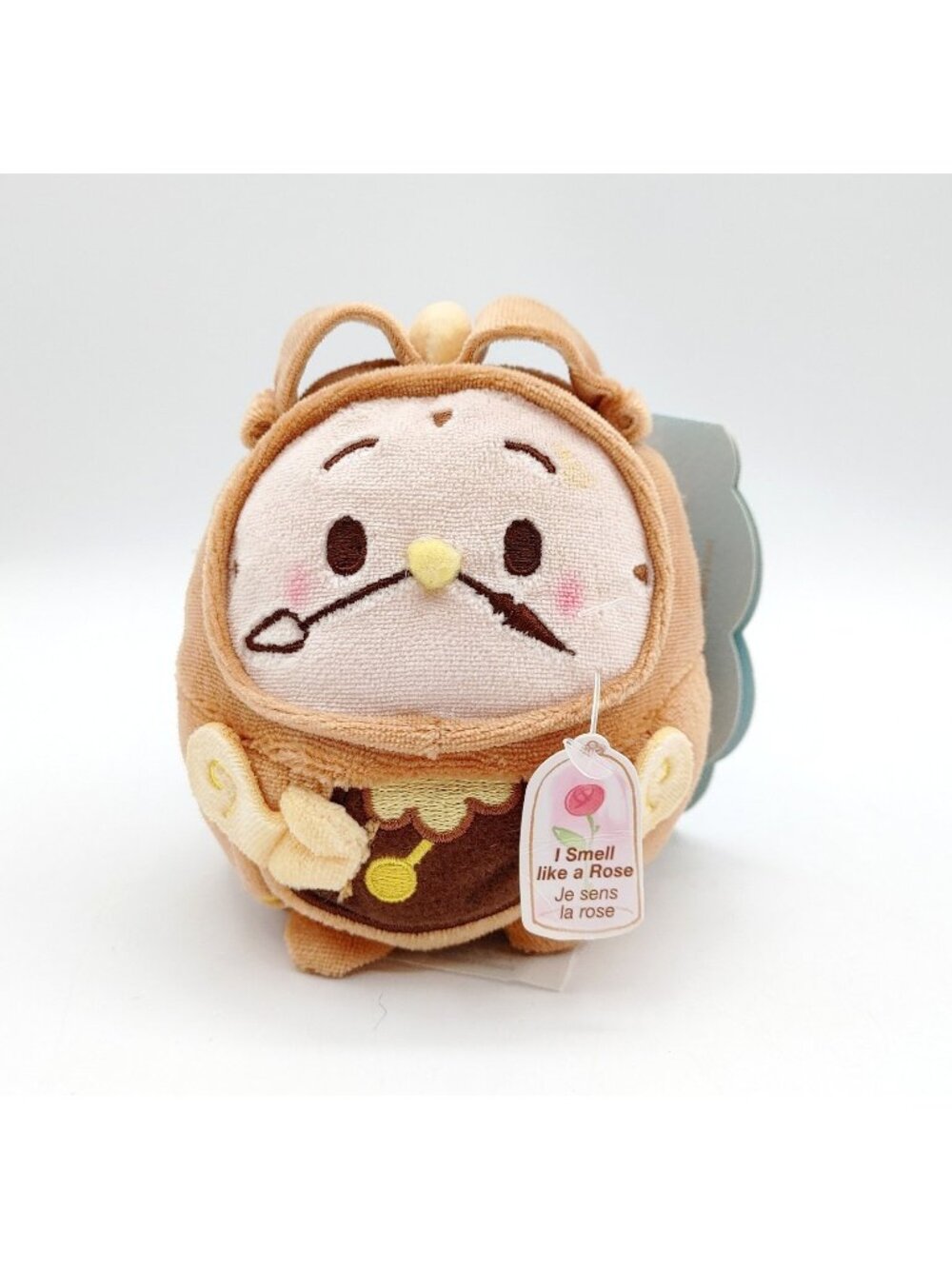 Beauty and The Beast Clock Plush Cogsworth 5" Disney Ufufy